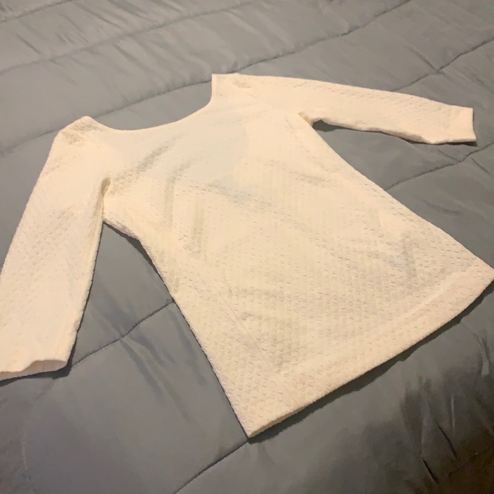 Cute solid color and textured top